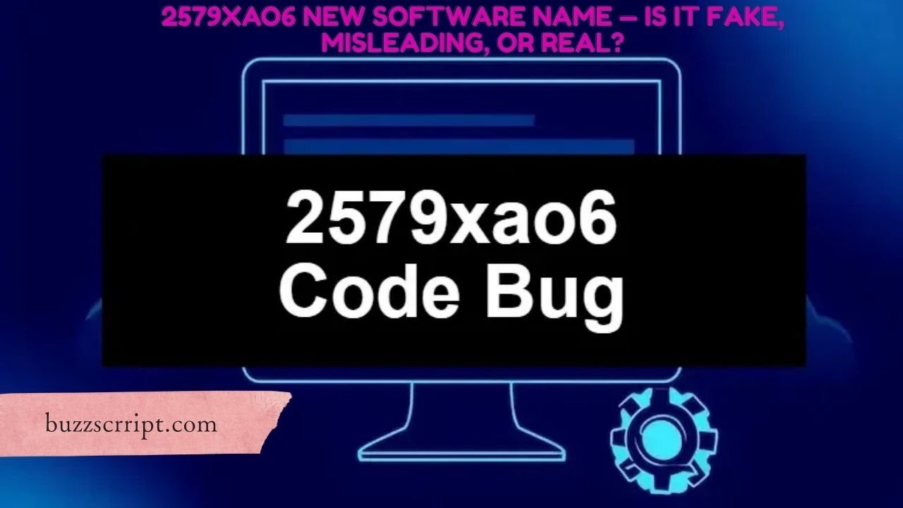 2579xao6 New Software Name — Is It Fake, Misleading, or Real?