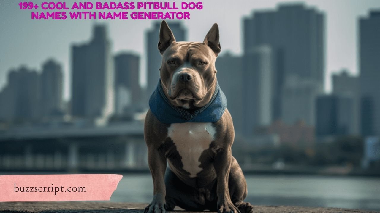 199+ Cool And Badass Pitbull Dog Names With Name Generator