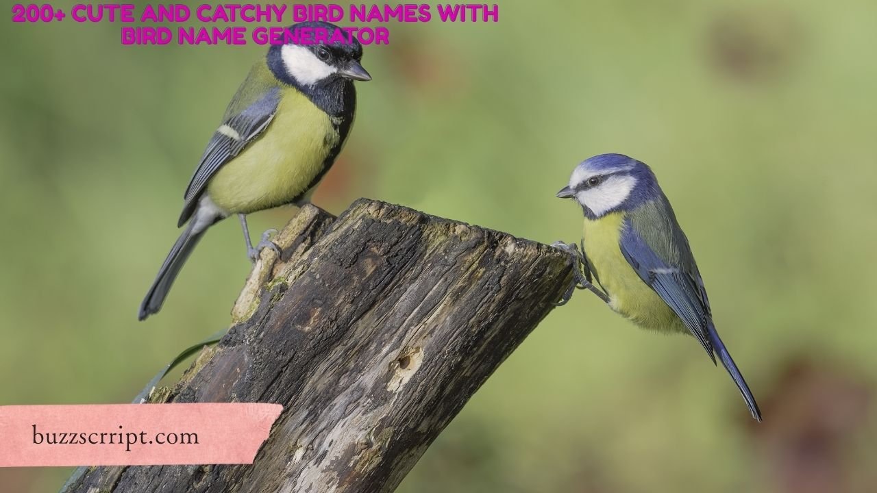 200+ Cute And Catchy Bird Names With Bird Name Generator