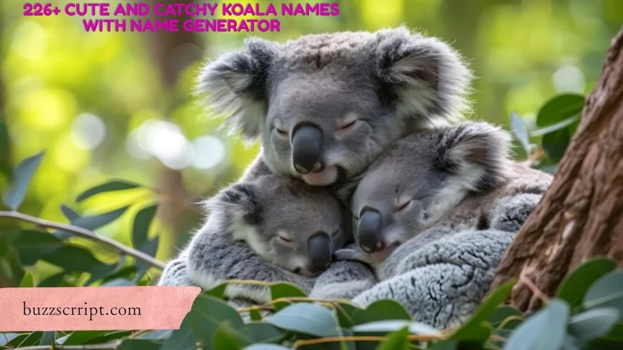 226+ Cute And Catchy Koala Names With Name Generator