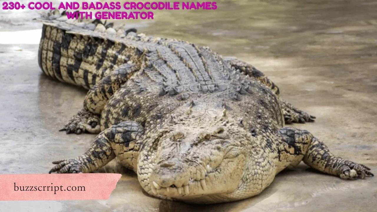 230+ Cool And Badass Crocodile Names With Generator