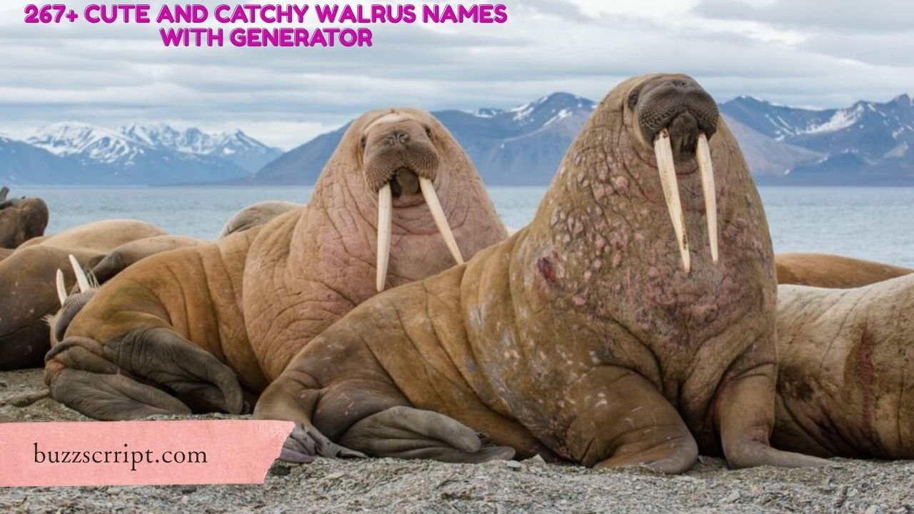 267+ Cute And Catchy Walrus Names With Generator
