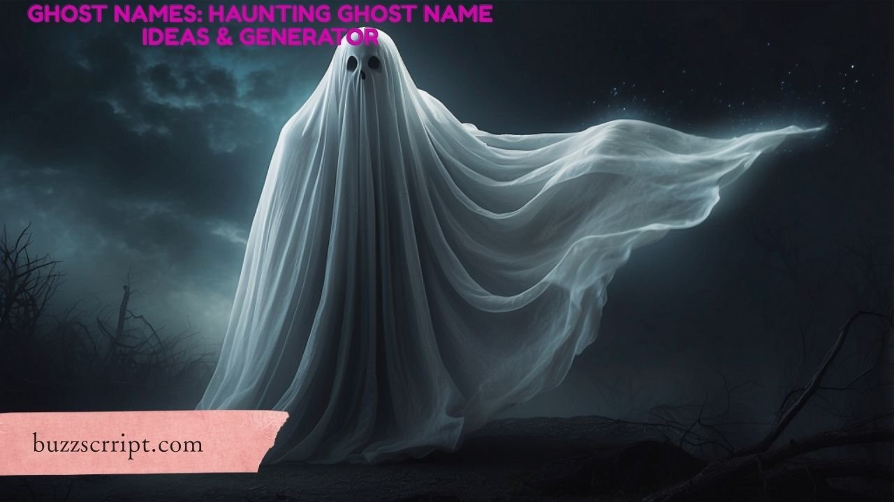 Ghost Names: Haunting Ghost Name Ideas & Generator