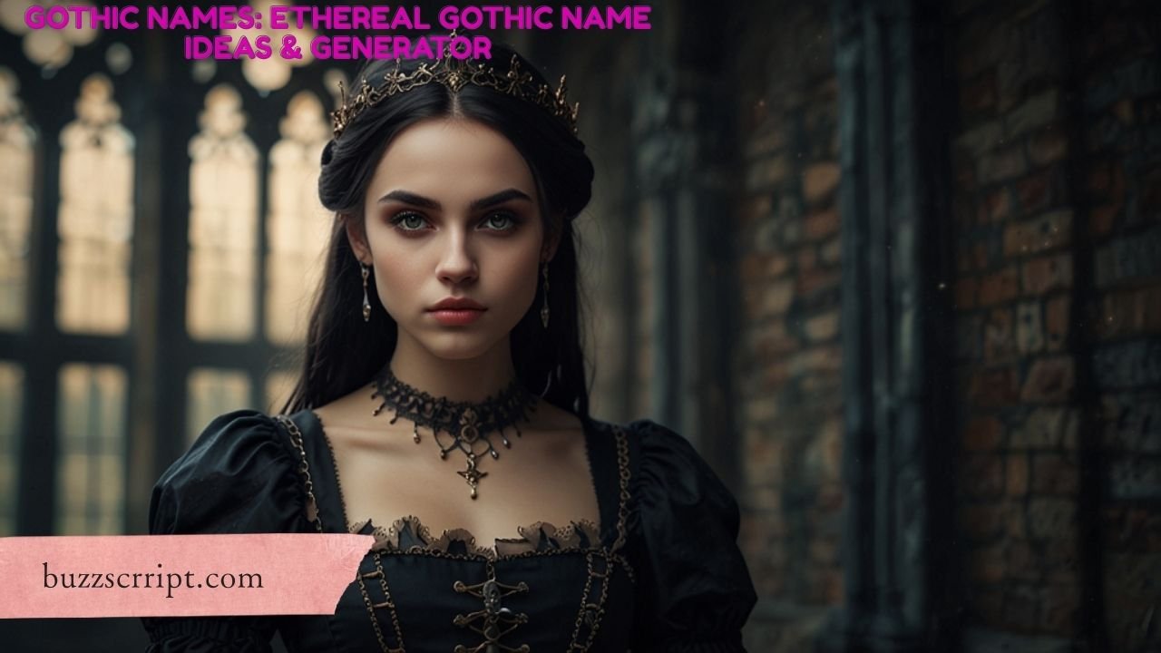 Gothic Names: Ethereal Gothic Name Ideas & Generator