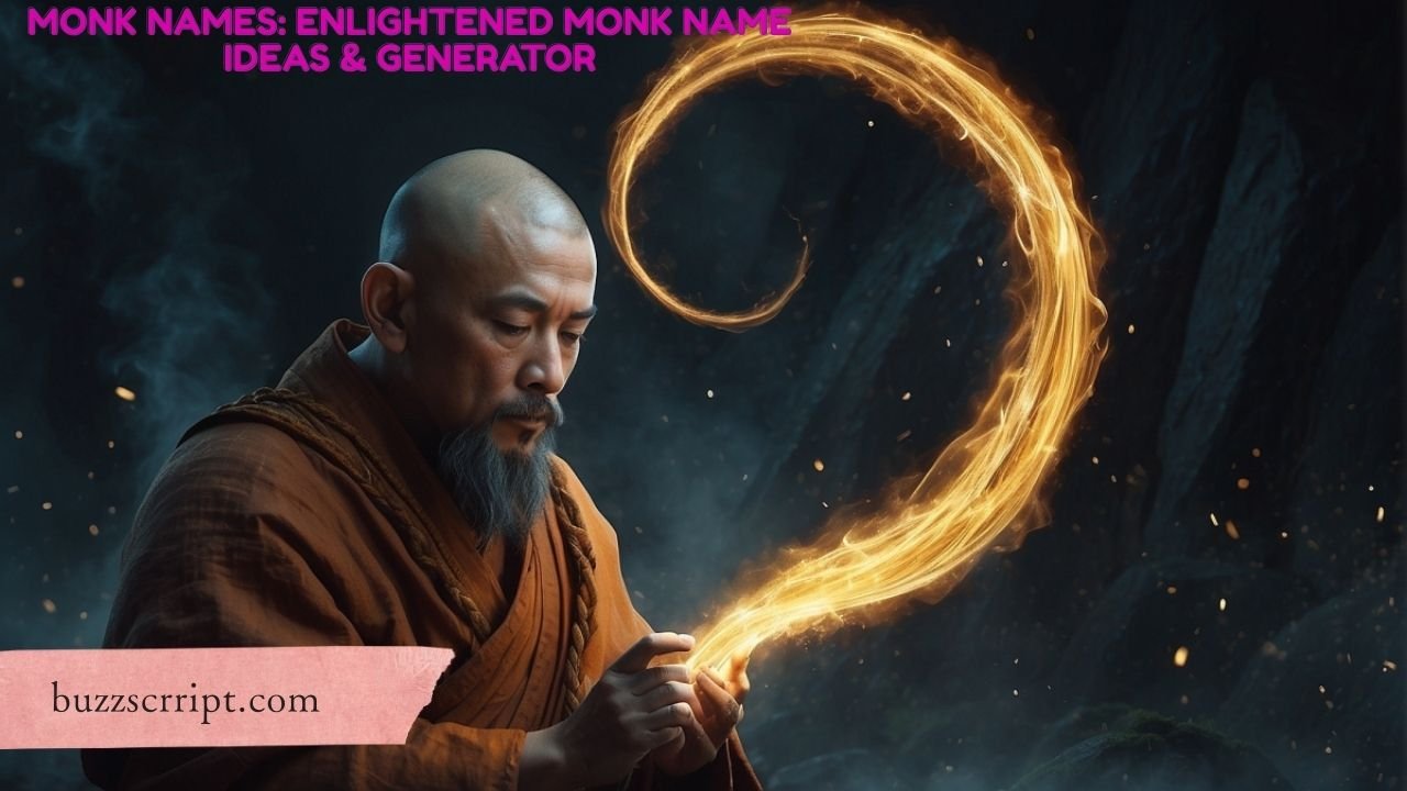 Monk Names: Enlightened Monk Name Ideas & Generator