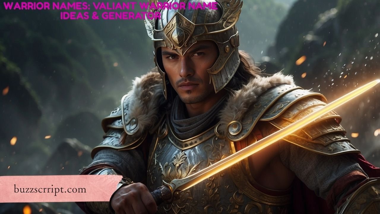 Warrior Names: Valiant Warrior Name Ideas & Generator