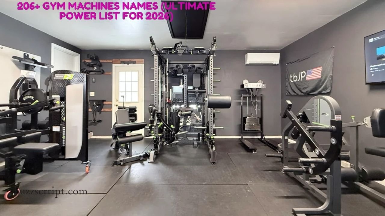 206+ Gym Machines Names (Ultimate Power List for 2026)
