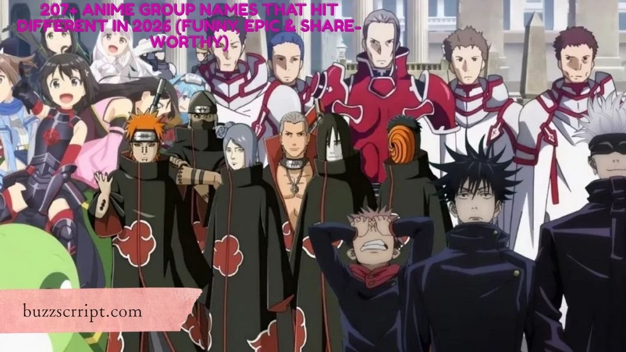 207+ Anime Group Names That Hit Different in 2026 (Funny, Epic & Share-Worthy)