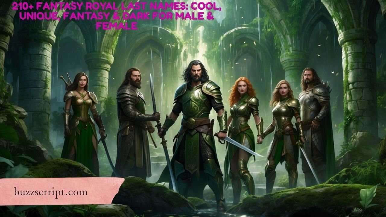 210+ Fantasy Royal Last Names: Cool, Unique, Fantasy & Dark For Male & Female