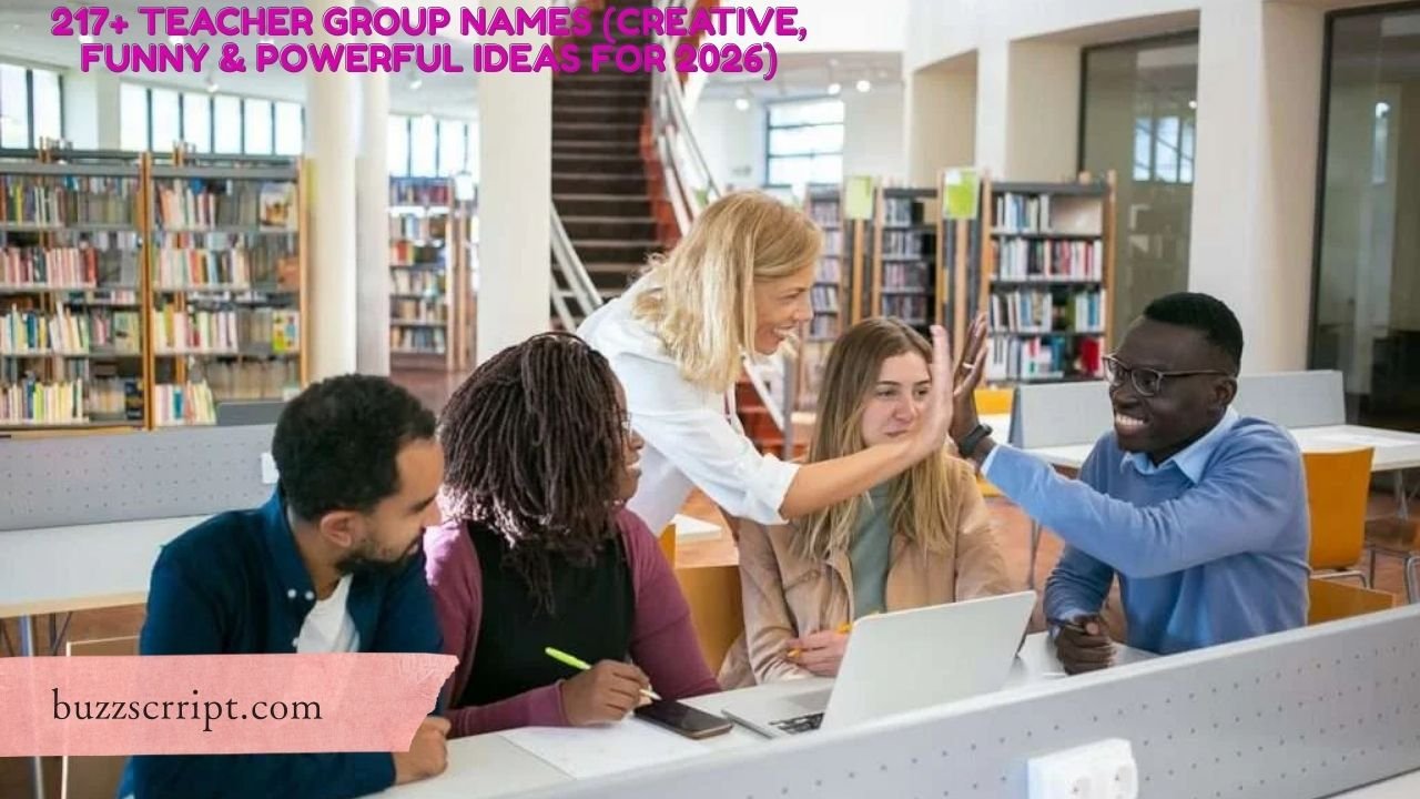 217+ Teacher Group Names (Creative, Funny & Powerful Ideas for 2026)