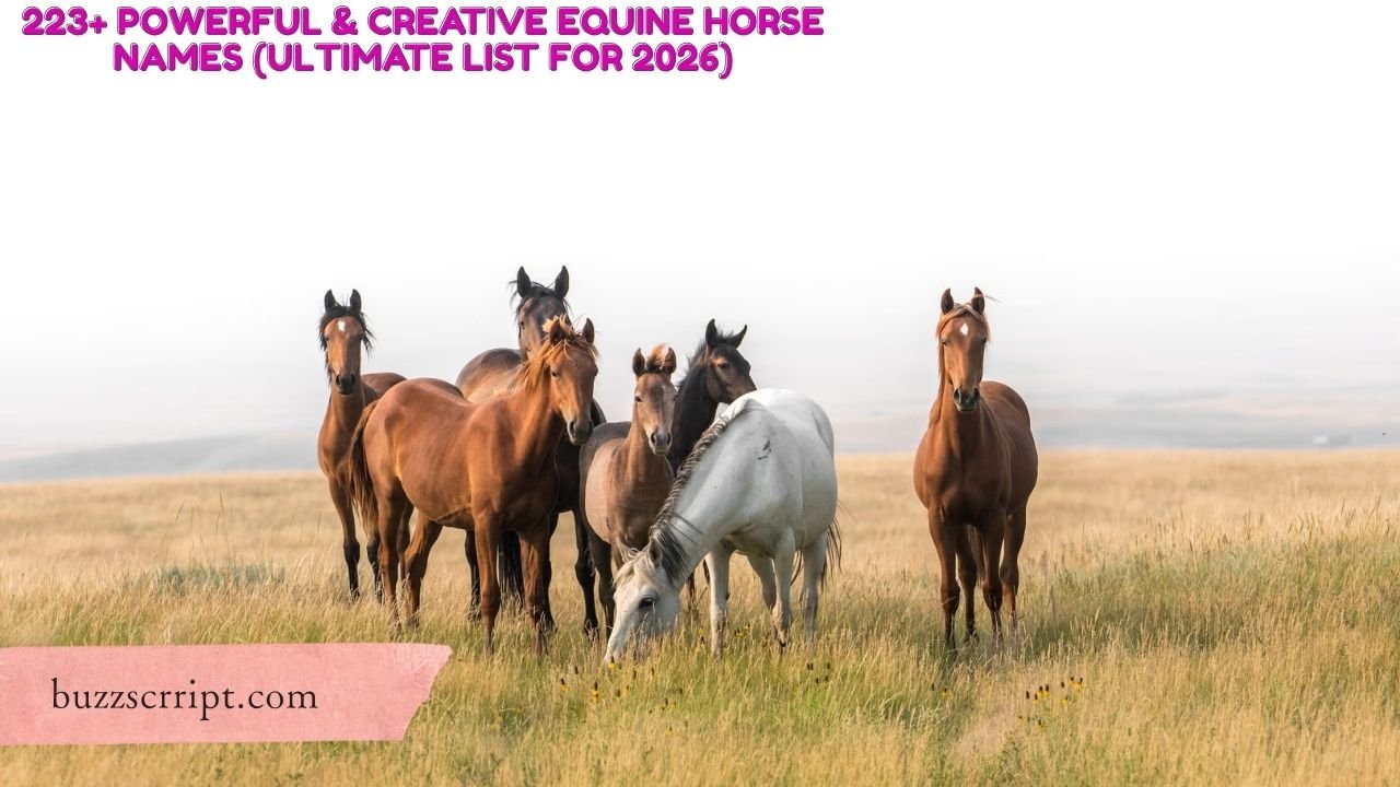 223+ Powerful & Creative Equine Horse Names (Ultimate List for 2026)