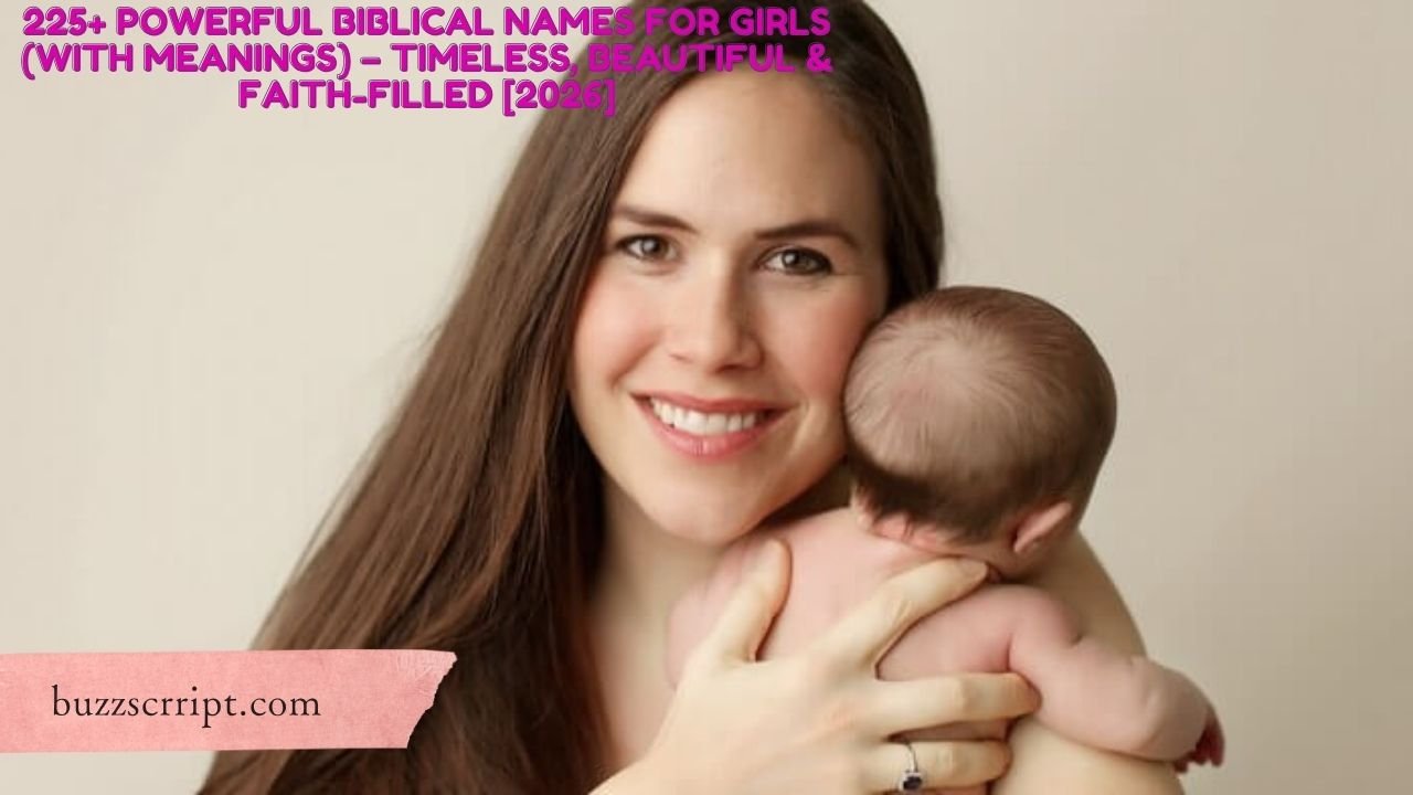 225+ Powerful Biblical Names for Girls (With Meanings) – Timeless, Beautiful & Faith-Filled [2026]