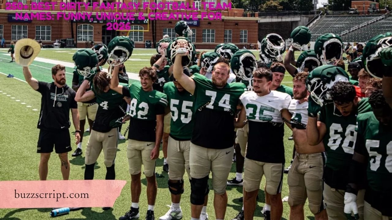 250+ Best Dirty Fantasy Football Team Names: Funny, Unique & Creative for 2026