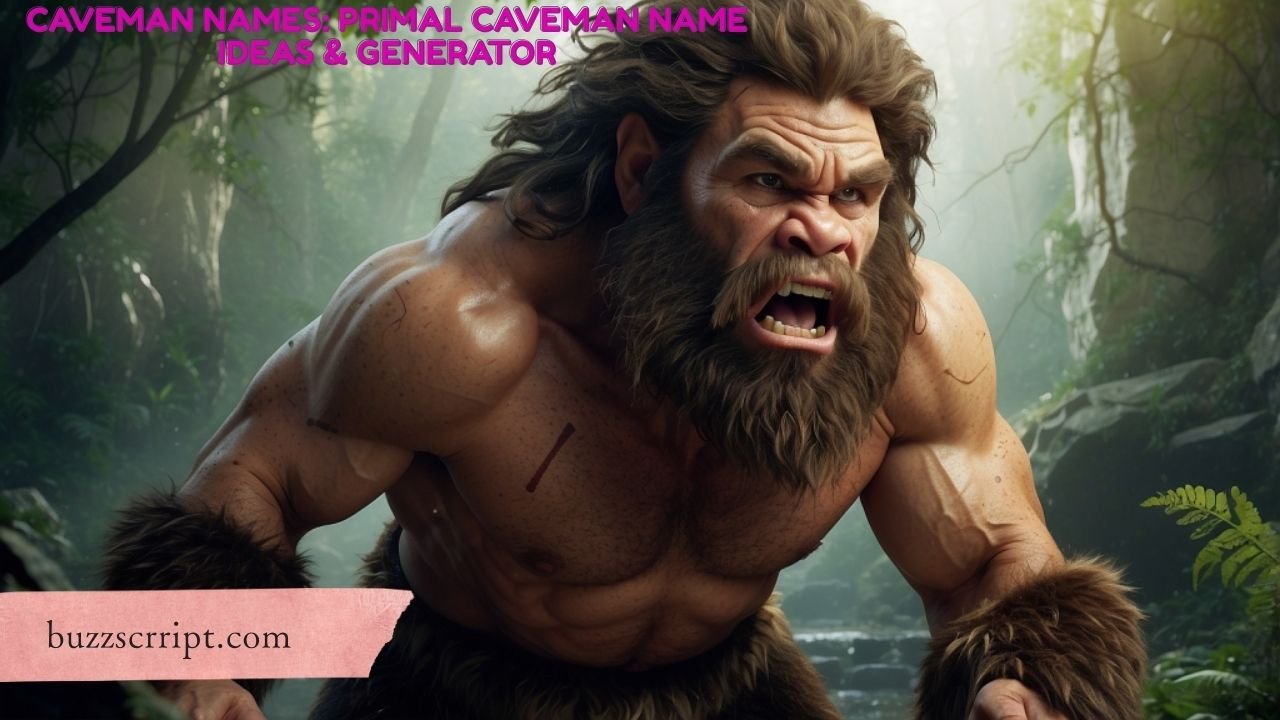 Caveman Names: Primal Caveman Name Ideas & Generator