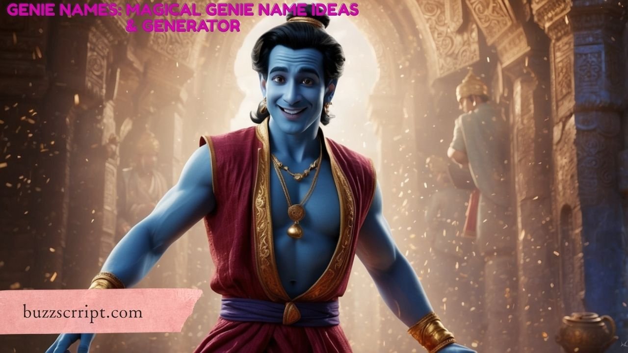 Genie Names: Magical Genie Name Ideas & Generator