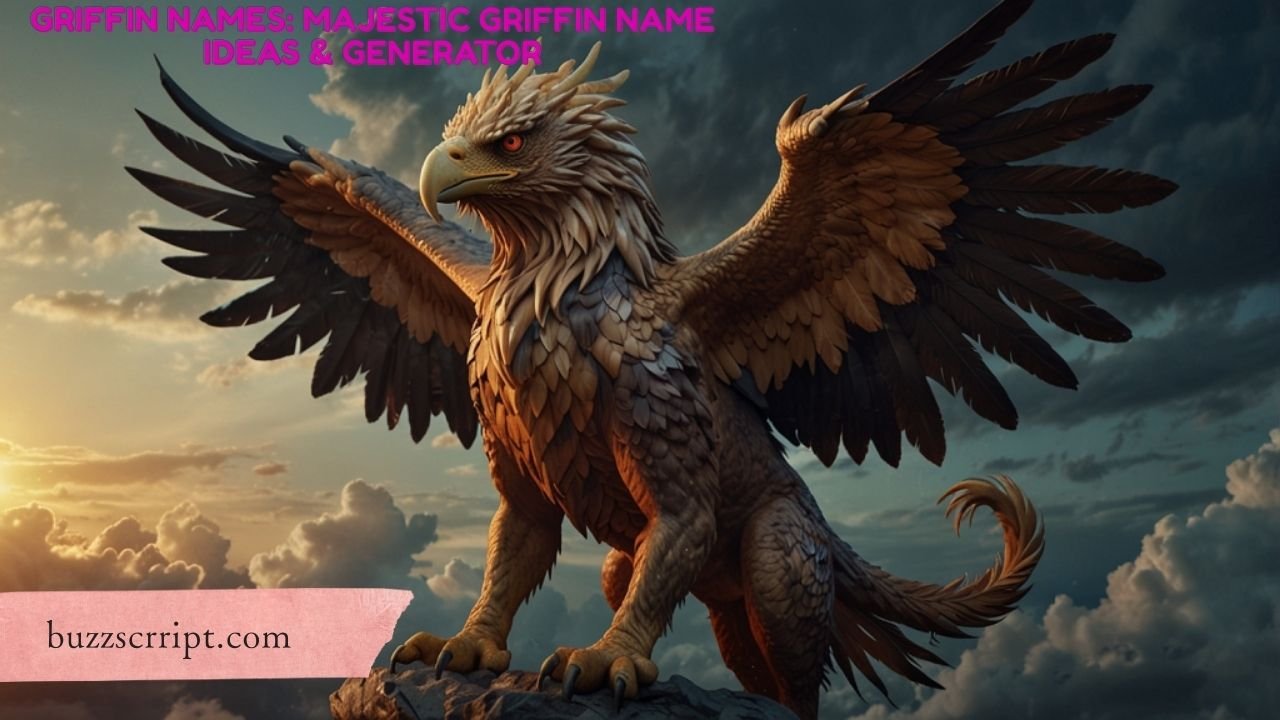 Griffin Names: Majestic Griffin Name Ideas & Generator