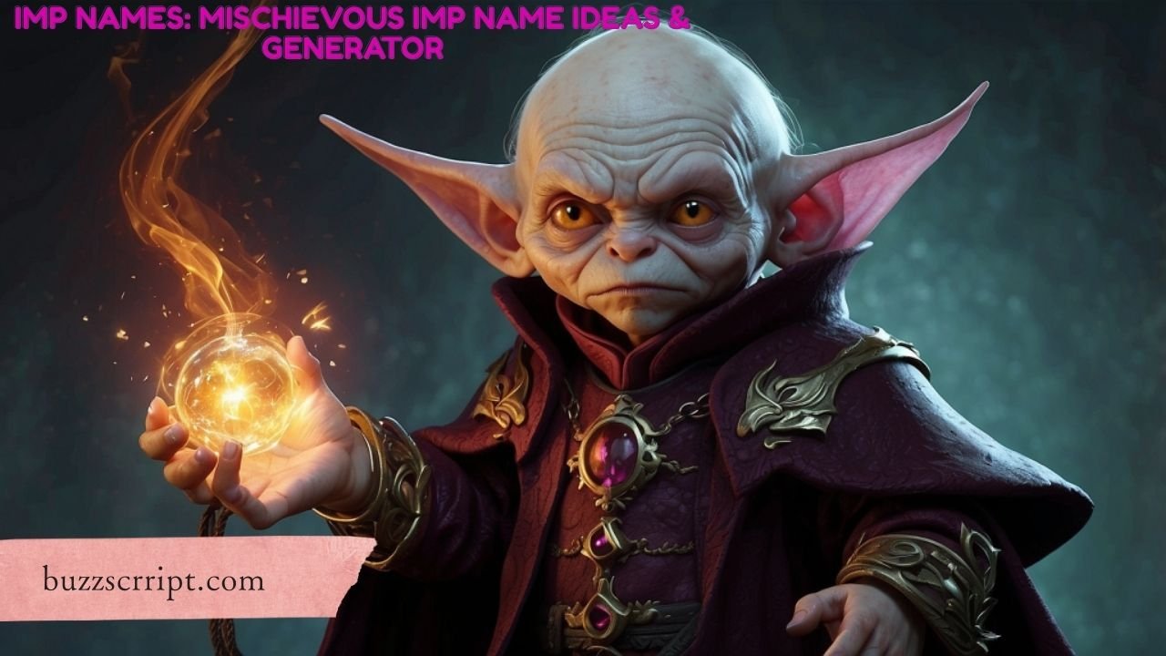 Imp Names: Mischievous Imp Name Ideas & Generator