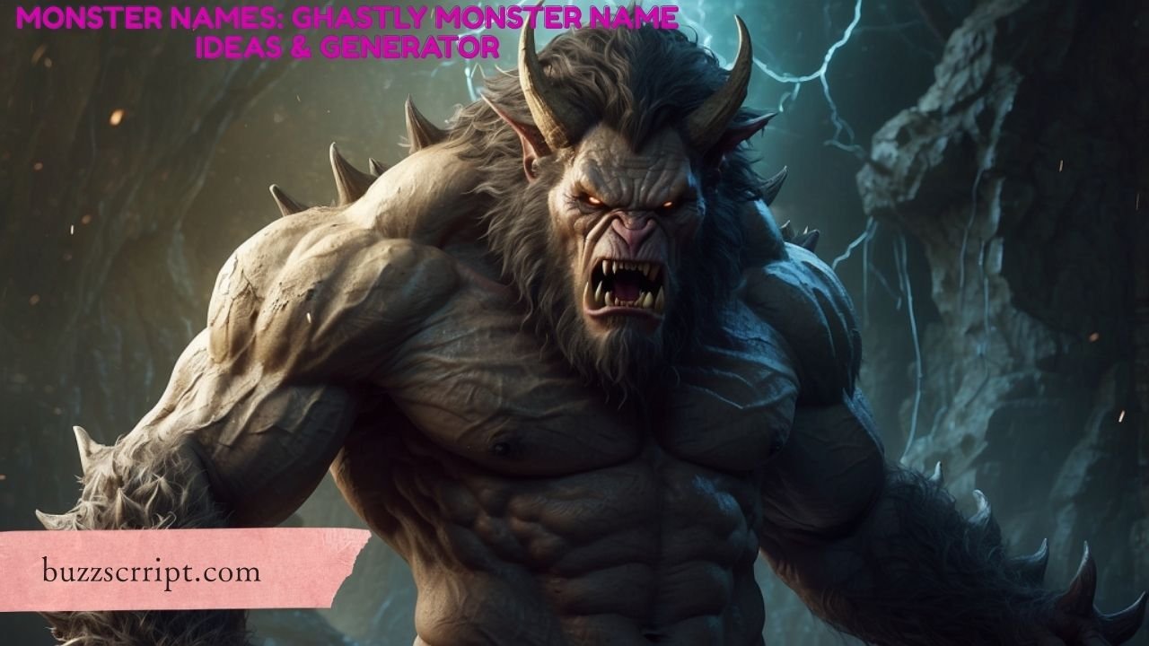 Monster Names: Ghastly Monster Name Ideas & Generator