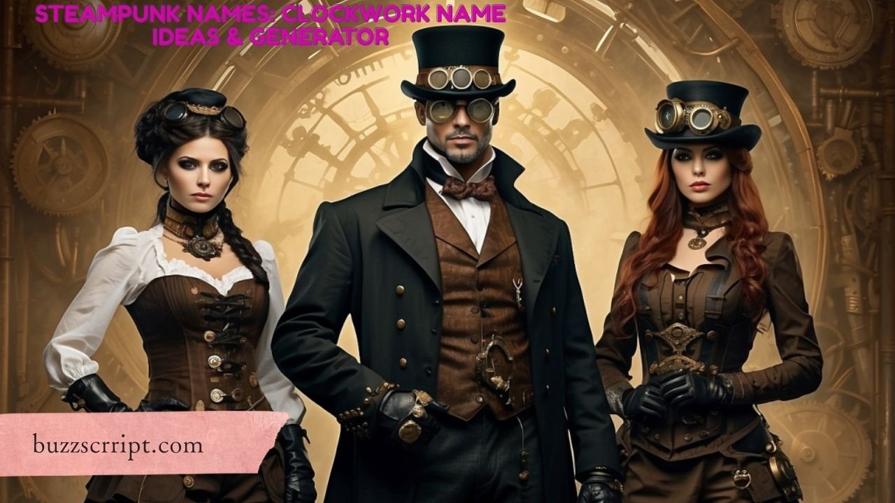 Steampunk Names: Clockwork Name Ideas & Generator